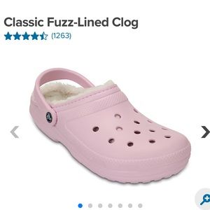 Crocs, fur inside
